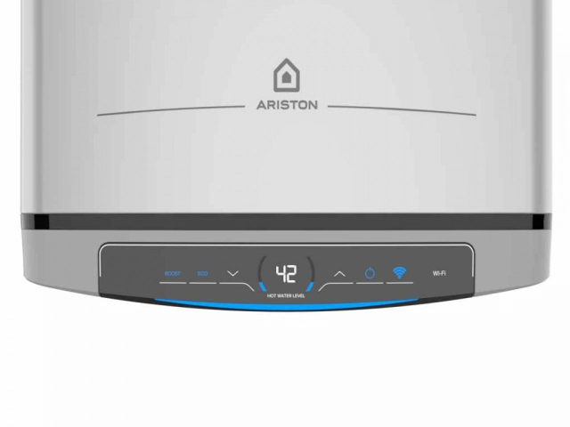 Bojler ARISTON Velis TECH WiFi 80 EU akumulacioni/WiFi/vertikal ili horiz/51.1x108.7x27.5cm/srebrna