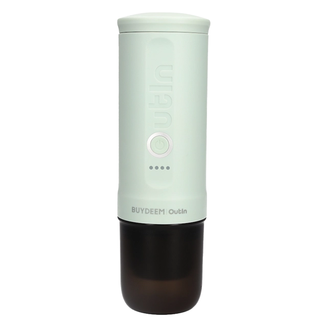 BUYDEEM Nano Espresso Machine, model OTEM-01, color Cozy Greenish