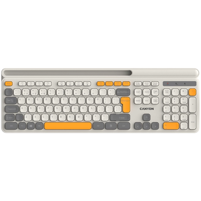 CANYON keyboard HKB-W03 EN AAA Wireless Beige