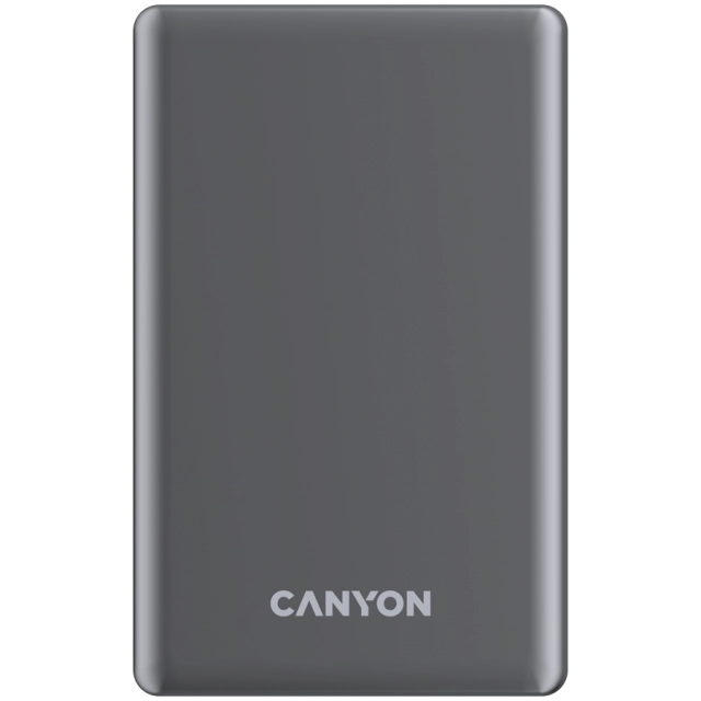 CANYON power bank OnPower 505 slim Magnetic 5000 mAh PD20W Dark Grey