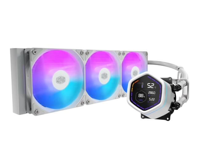 COOLER MASTER MasterLiquid Core Nex Digital 360 White ARGB vodeno hlađenje belo (MLX-D36M-A18PW-RD) 