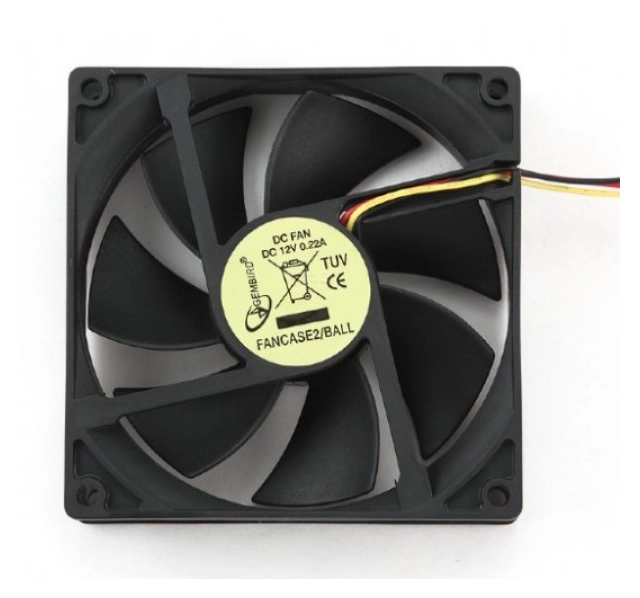 Cooler Ventilator Gembird  90x90x25mm FANCASE2/BALL ball bearing 3-PIN