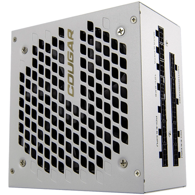 COUGAR GEXX2 1000 PSU,80 plus Gold, 1000W, Fully Modular, PCI-E 5.0 support, Color - WHITE