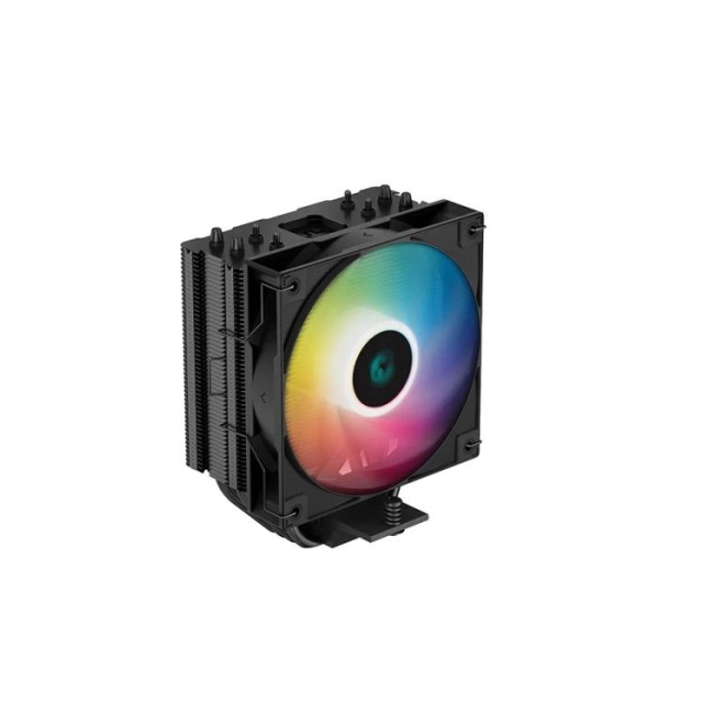 CPU Hladnjak DeepCool AG400 BK ARGB V2 CRNI, 4 HeatPipe R-AG400-BKAMMN-GJD