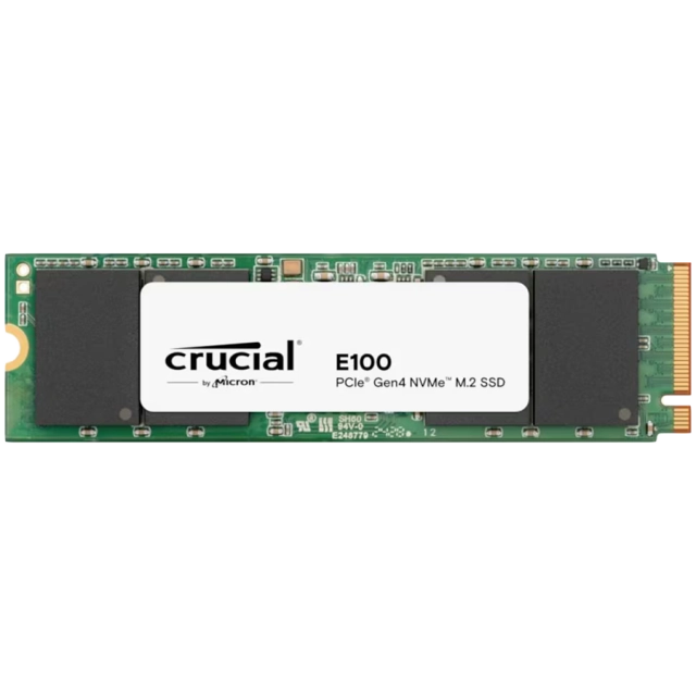 Crucial E100 1TB PCIe Gen4 2280 NVMe M.2 SSD