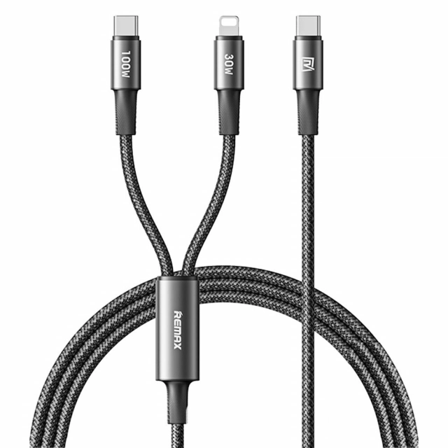 Data kabl REMAX Wind speed CB25 100W 2u1 Type C na Type C/Lightning 1.2m