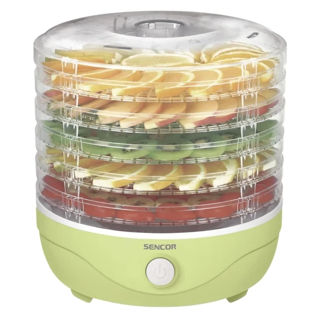 Dehidrator hrane Sencor SFD 757GG/250W/5 polica/belo zelena
