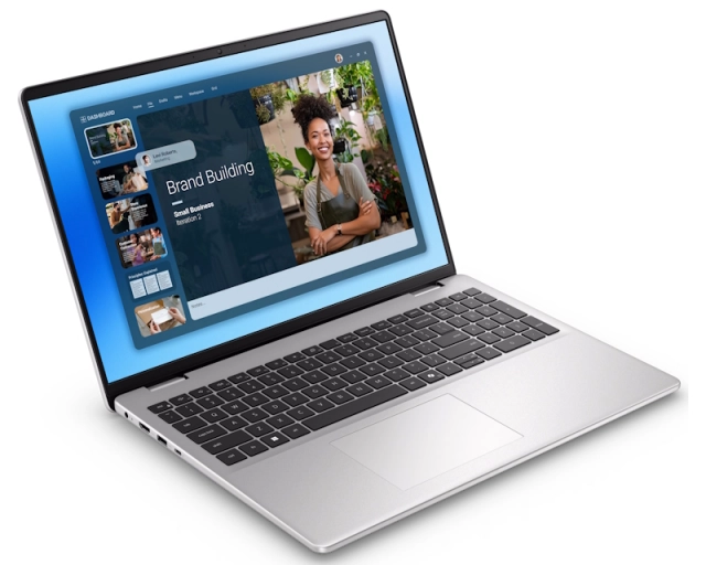 DELL 16 DC16251 16 inch FHD+ 300nits Core 7 150U 16GB 512GB SSD Backlit FP metalni silver laptop