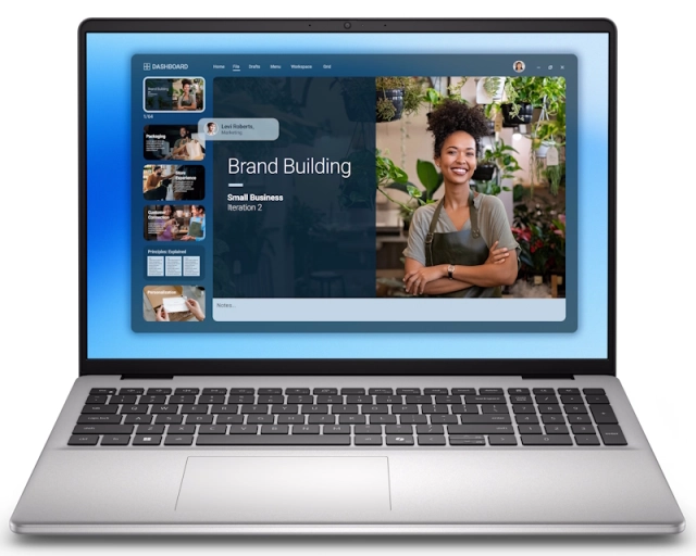 DELL OEM 16 DC16251 16 inch FHD+ Touch 300nits Core 5 120U 16GB 512GB SSD Backlit Win11Home metalni silver laptop 