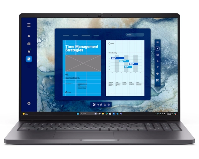 DELL Pro 16 16 inch FHD+ 300nits Core 5 120U 8GB 512GB SSD Backlit FP Win11Pro 3yr ProSupport