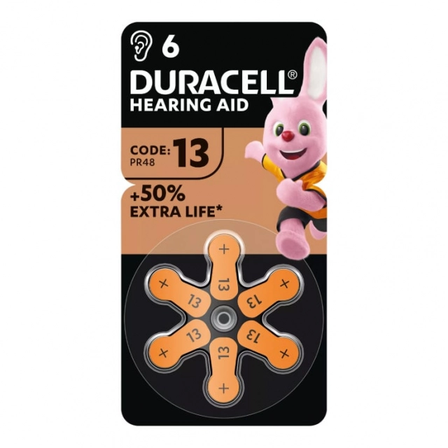 Duracell baterije za slušni aparat Aid 13 DUR-HA13/BP6