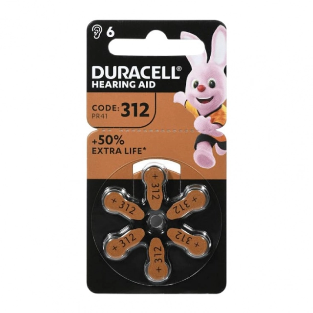 Duracell baterije za slušni aparat Aid 312 DUR-HA312/BP6