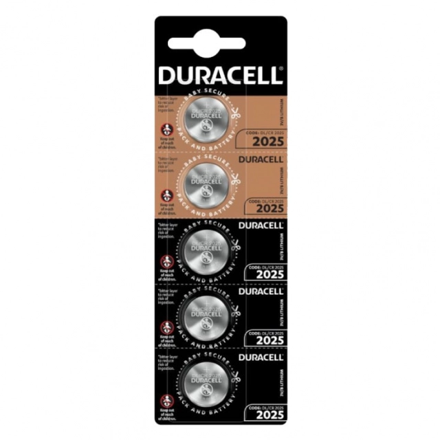 Duracell dugmaste baterije CR2025 DUR-CR2025/BP5