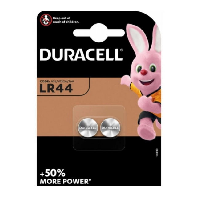 Duracell LR44 1.5V alkalna baterija,Pakovanje 2 komada
