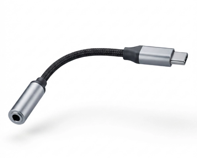 E-GREEN Adapter USB 3.1 tip C (M) - 3.5mm stereo (F) crni 