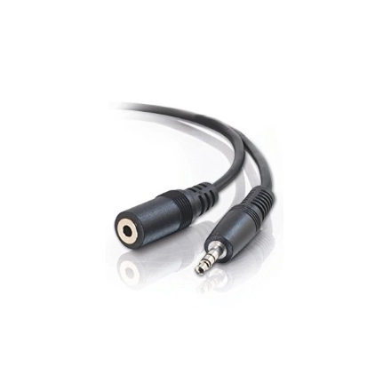 E-GREEN Kabl audio 3.5mm - 3.5mm M/F (produžni) 3m crni 