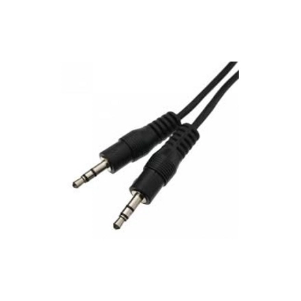E-GREEN Kabl audio 3.5mm - 3.5mm M/M 1.2m crni 