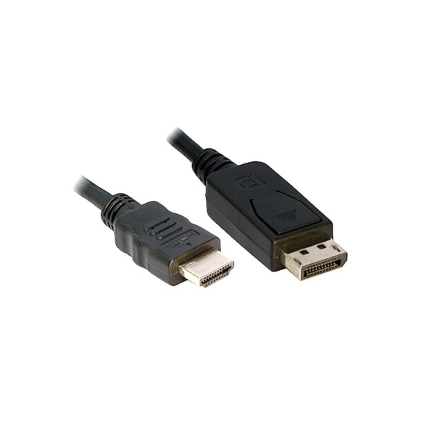 E-GREEN Kabl DisplayPort (M) - HDMI (M) 1.8m crni 