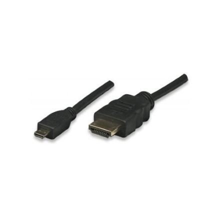 E-GREEN Kabl HDMI (M) - HDMI Mikro-D (M) 1.5m crni 