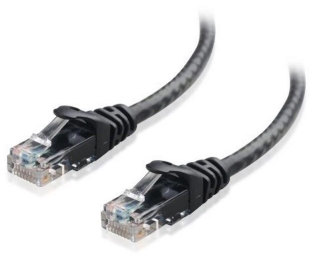 E-GREEN Kabl UTP patch Cat6 0.3m crni 