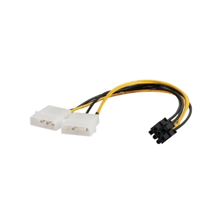 E-GREEN Naponski adapter za PCI-E VGA (6-pin) -2x Molex 