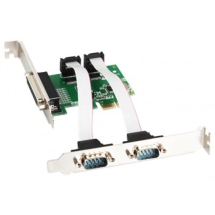 E-Green PCI Express kontroler 2-port Serial + 1-port Parallel