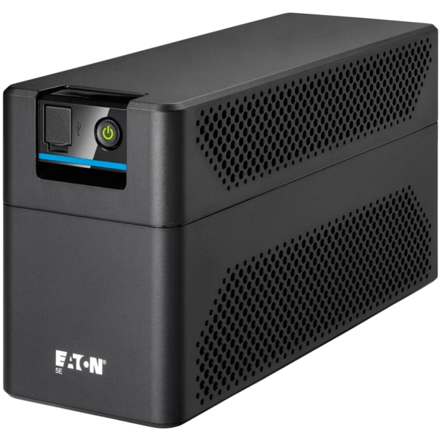 Eaton UPS 5E900UD Gen2 900VA/480W, Tower, Line Interactive, 2 x Schuko;Outputs; 1 USB port, Constant battery recharge, cold start, Typical Backup 1 PC - 24 min; 2yr warranty