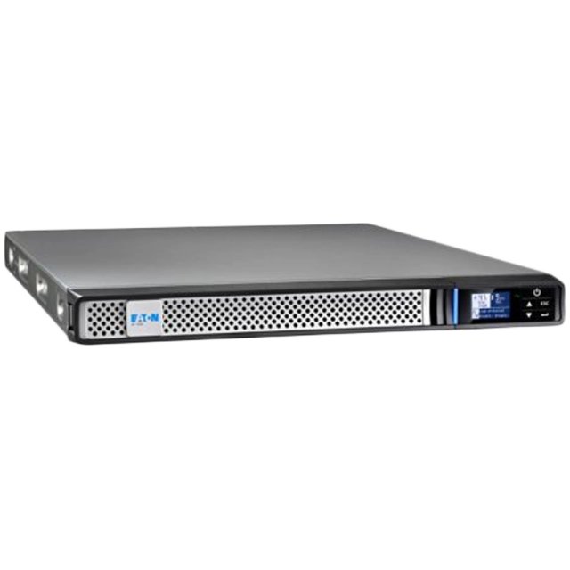 Eaton UPS 5P1550i Gen2, Line interactive, Rack 1U, 1550VA/1350W,Input C14, Outputs 6 x C13, USB port, Serial port, Rail kit, 2 x IEC-IEC cables, Network card slot, Warranty 3yr on electrenoci, 2yr on battery