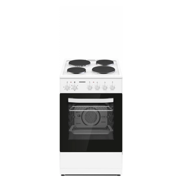 Električni šporet HEINNER HFSC-S56E4HMWH 4xstruja/ringle/ventilator/50cm