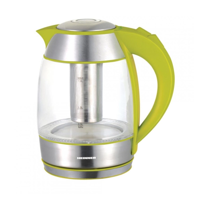Električno kuvalo HEINNER HEK-TF2200GR 1,8l/2200W/filter za čaj/zeleno