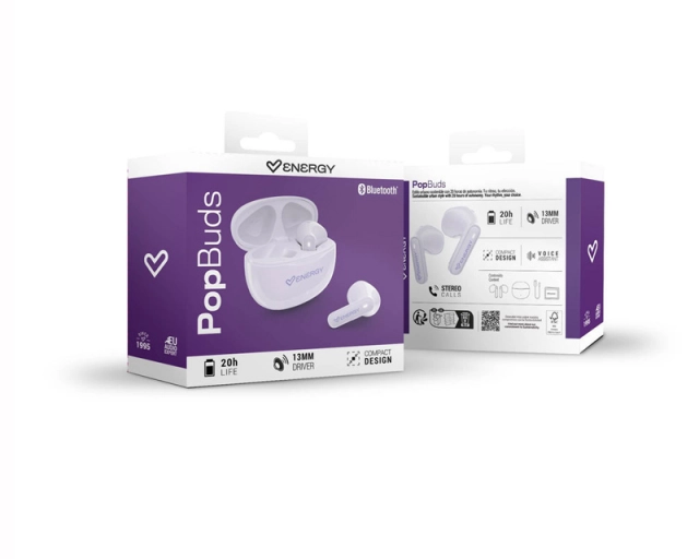 ENERGY SISTEM Violet PopBuds slušalice ljubičaste (M50152) 
