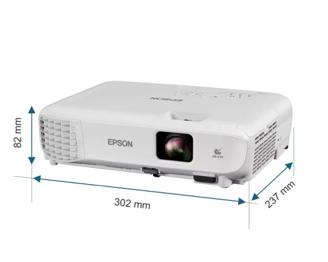 EPSON EB-W53 prenosivi Lamp WXGA 4000 ANSI lumena 16000:1 projektor 