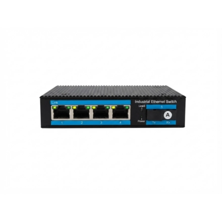 ExeLink ISF1005 neupravljivi industrijski switch 4x10/100 Base-TX porta 1x100Base-FX SC Port