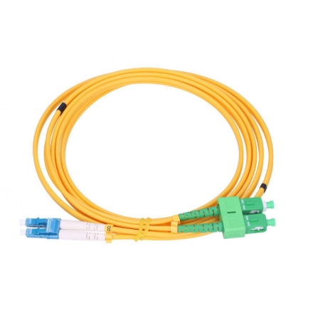 Exeshop ExeLink patchcord LC/UPC-SC/APC SM, Duplex, G657A1, 3mm,2 m