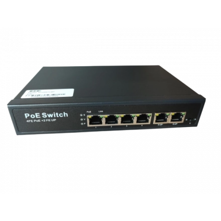 ExeLink SF1006TUBP switch 1x10/100 Base-TX(POE++), 3x10/100 Base-TX(POE/POE+), 2x10/100 Base-TX