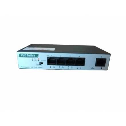 ExeLink SG1005TP neupravljivi switch 4x10/100/1000 Base-T(POE/POE+) 1x10/100/1000 Base-T porta