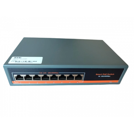ExeLink SG1008P neupravljivi switch 8x10/100/1000 Base-T(POE/POE+) porta