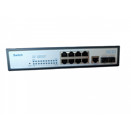 ExeLink SG2510 switch za Rack sa 8x10/100/1000 Base-T;2x1000 Base-X SFP porta L2 Managed