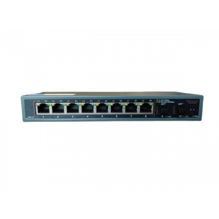 ExeLink SMX1009 switch 8x1/2.5G Base-T;1x1G/10 GE Base-X SFP+ porta