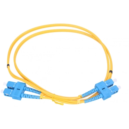 Extralink SC/UPC-SC/UPC PVC, Single Mode, Duplex, G652D, 3mm, 2m
