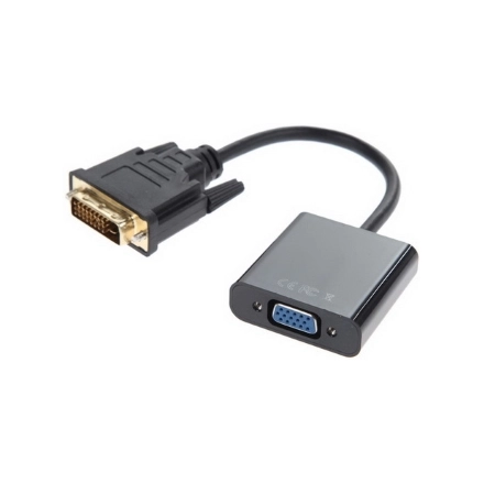 FAST ASIA Adapter-konvertor DVI-D (M) - VGA (F) crni 