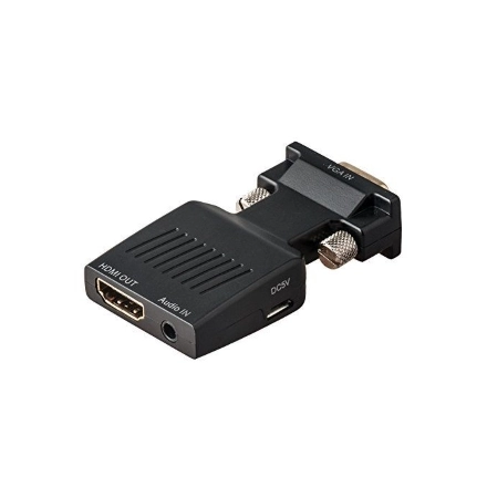 FAST ASIA Adapter-konvertor VGA (M) - HDMI (Ž) plug in 