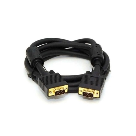 FAST ASIA Kabl VGA M/M 1.8m HQ feritno jezgro crni 