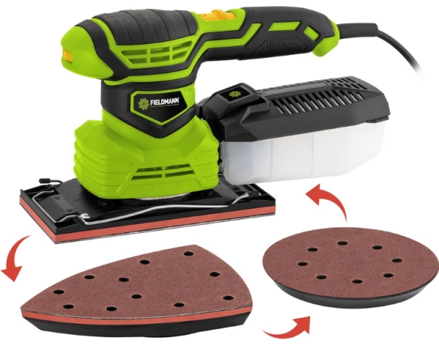 FIELDMANN FDB 200221-E Vibraciona brusilica 3 u 1 - šlajferica 