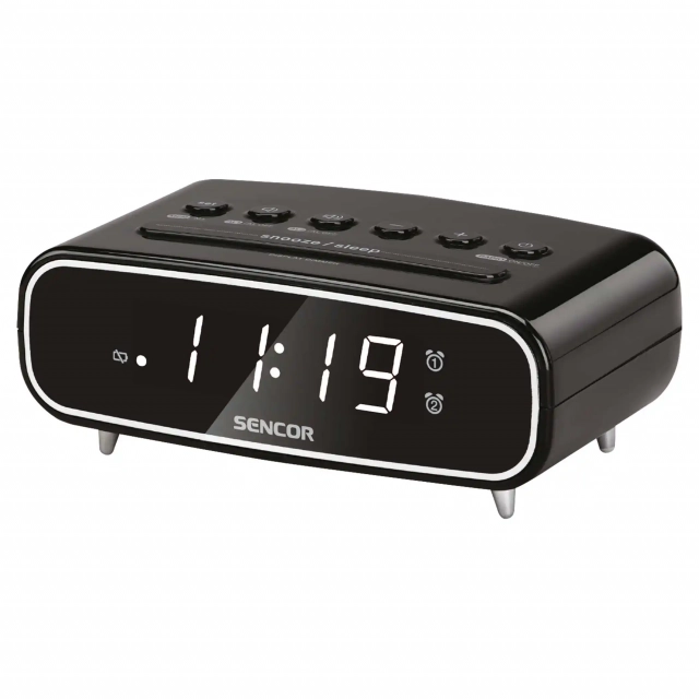 Fm radio sa digitalnim prikazom vremena SENCOR SRC 2600 B crni