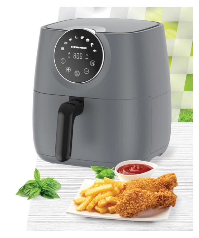 Friteza Air Fryer HEINNER HAF-B6GREY1700 1700W/5,7l/siva