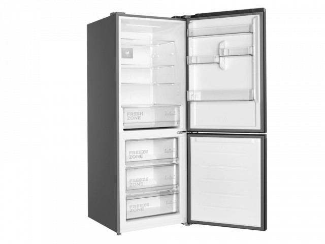 Frižider TCL RF340BSE0EE/samostojeci/kombinovani/Total No Frost/E/340L/185x59,5x66cm/siva