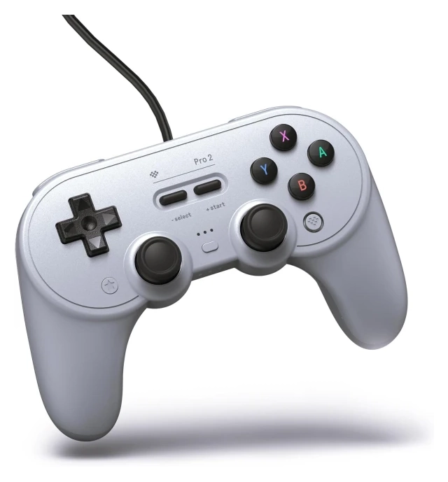 Gamepad 8BitDo Pro 2 BT/2.4Ghz/Multi platform/Vibracija/Hall Effect/TMR/Gray