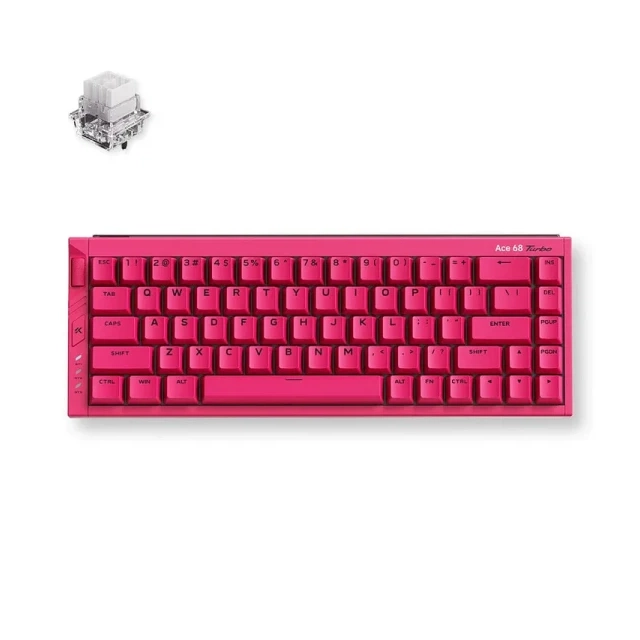 Gaming tastatura MCHOSE Ace 68 Turbo Berry Red/Mount Tai Magnetic switch GT
