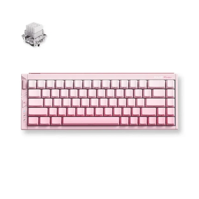 Gaming tastatura MCHOSE Ace 68 Turbo Peachy Pink/Mount Tai Magnetic switch